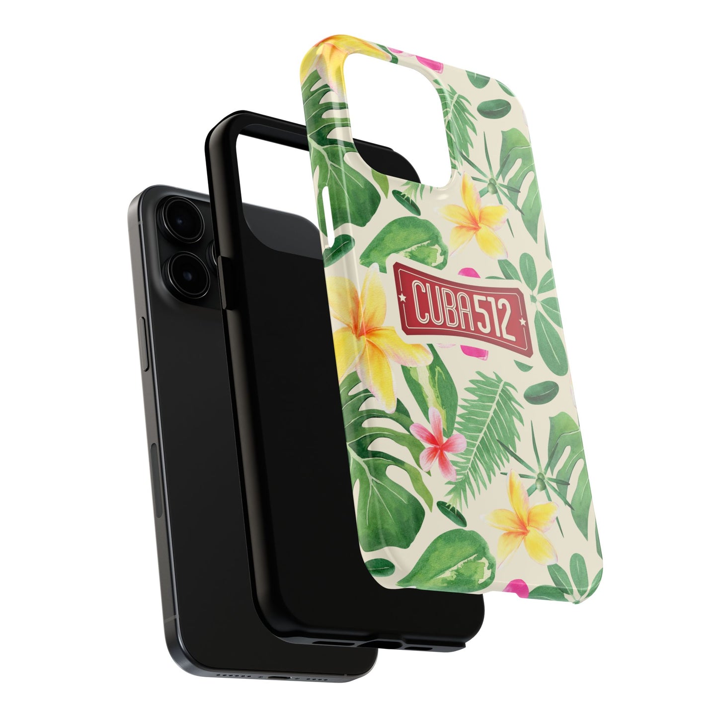 Tough Phone Case — Tropical Floral Cuba512 Protective Cover