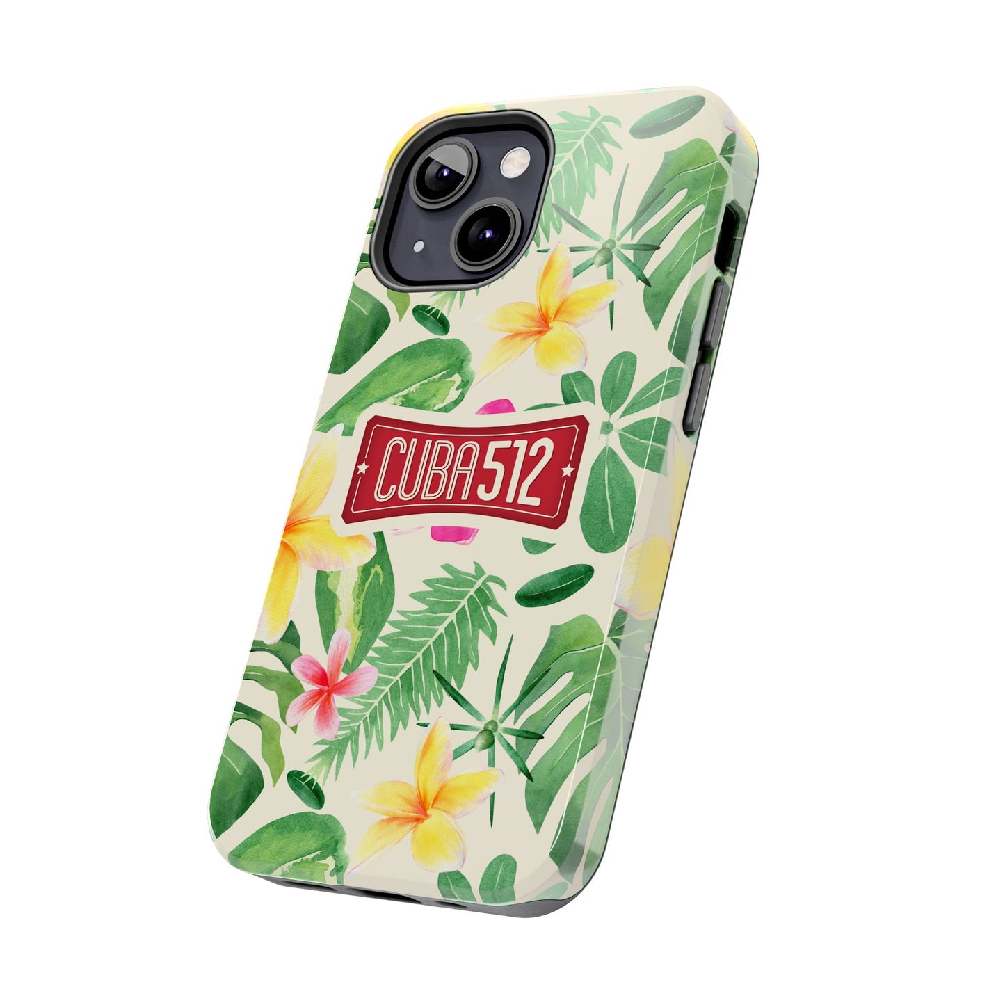 Tough Phone Case — Tropical Floral Cuba512 Protective Cover