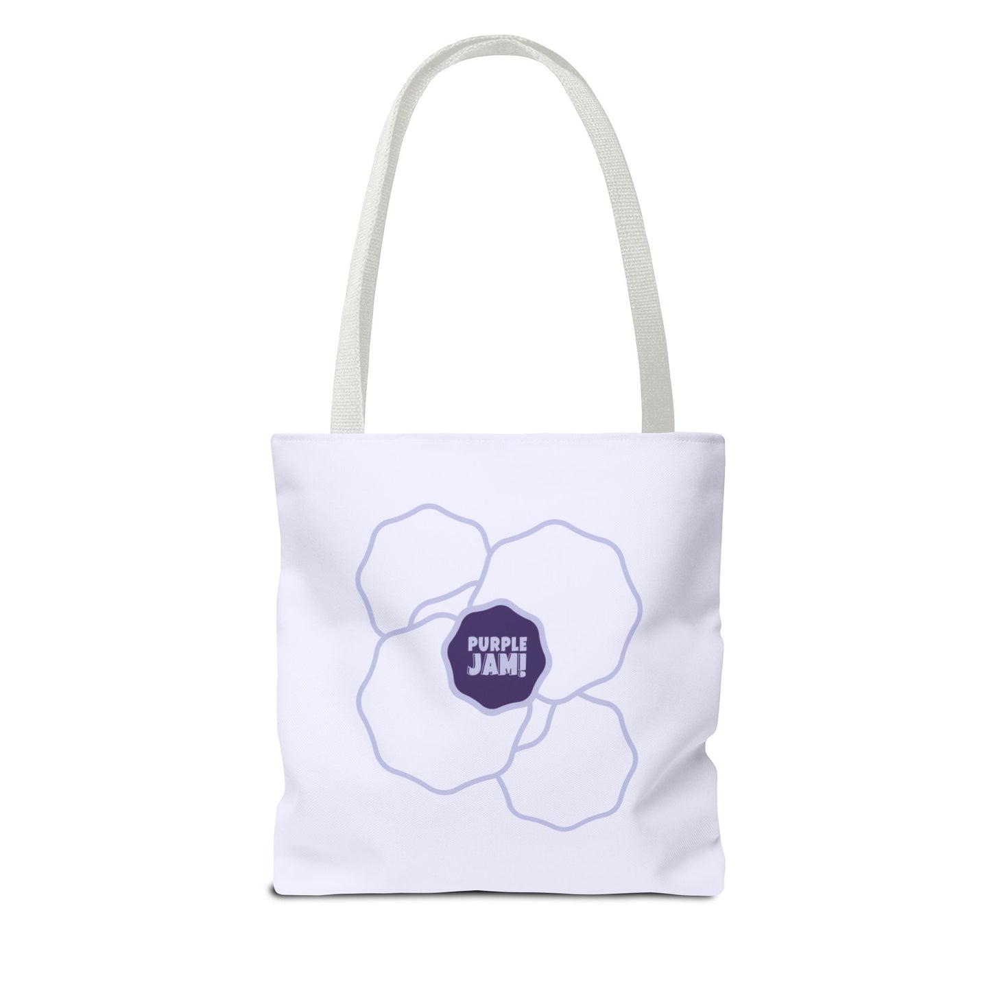 Purple Jam Floral Tote Bag, Stylish Reusable Grocery Bag, Eco-Friendly Everyday Tote, Gift for Garden Lovers, Shopping & Beach