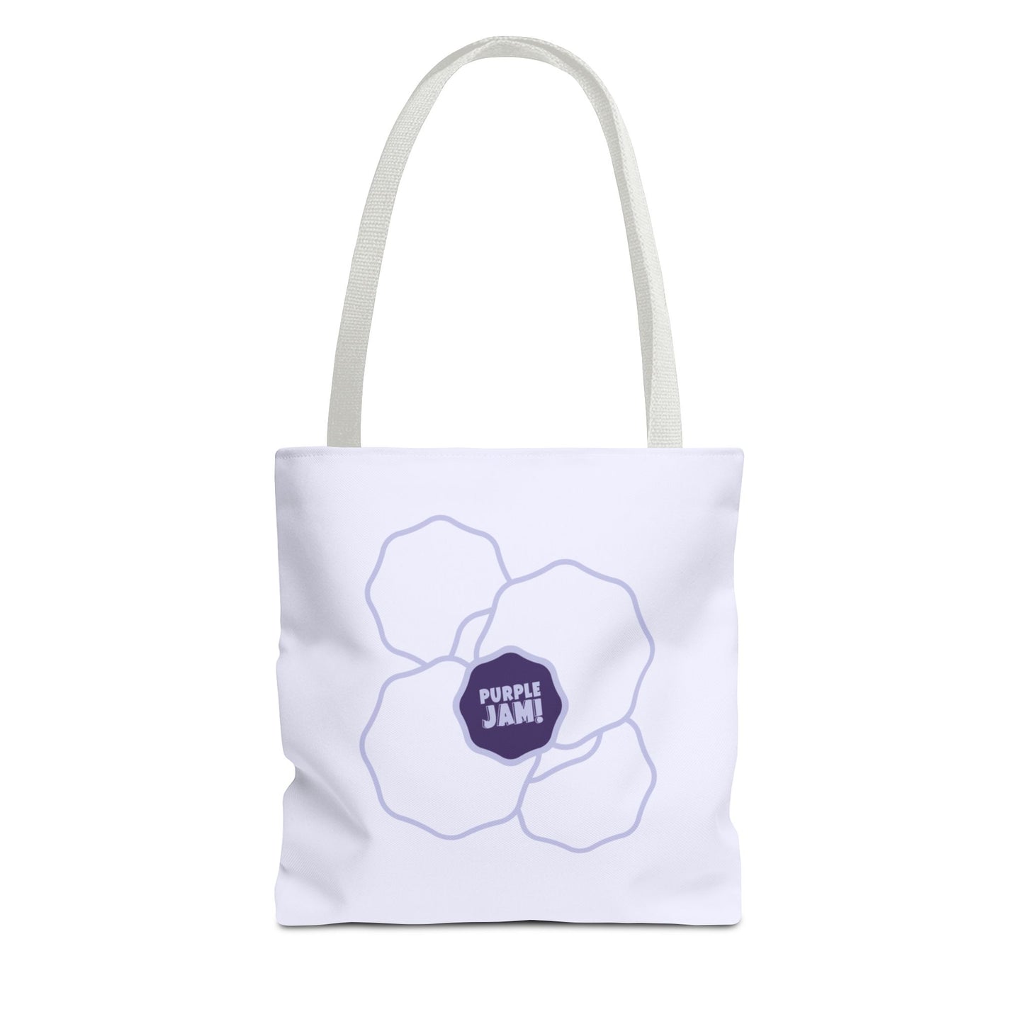 Purple Jam Floral Tote Bag, Stylish Reusable Grocery Bag, Eco-Friendly Everyday Tote, Gift for Garden Lovers, Shopping & Beach