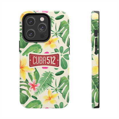Tough Phone Case — Tropical Floral Cuba512 Protective Cover