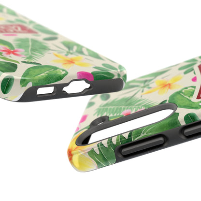 Tough Phone Case — Tropical Floral Cuba512 Protective Cover