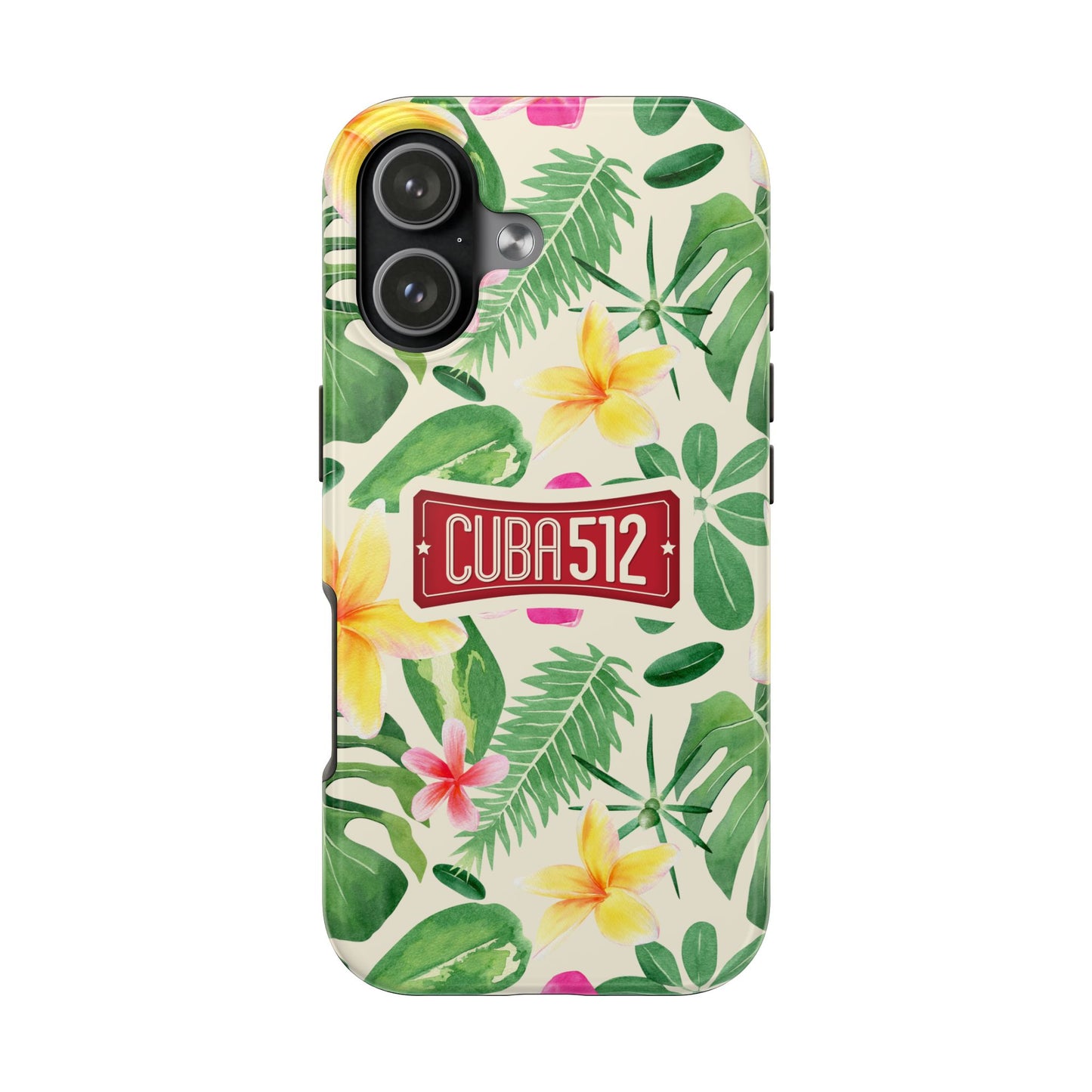 Tough Phone Case — Tropical Floral Cuba512 Protective Cover