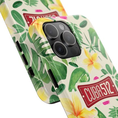 Tough Phone Case — Tropical Floral Cuba512 Protective Cover
