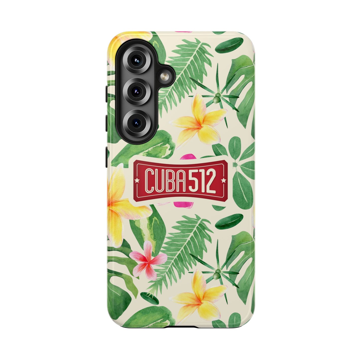 Tough Phone Case — Tropical Floral Cuba512 Protective Cover