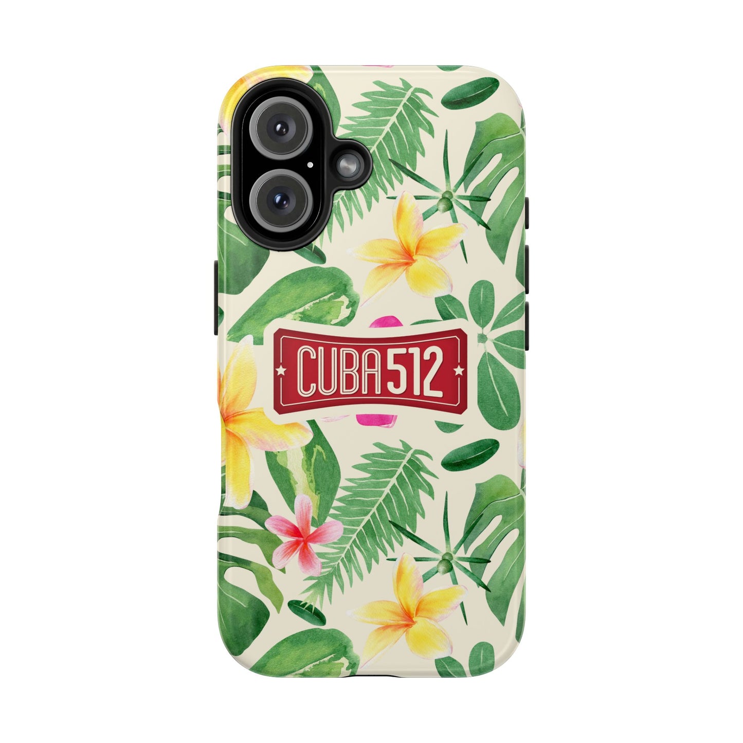 Tough Phone Case — Tropical Floral Cuba512 Protective Cover