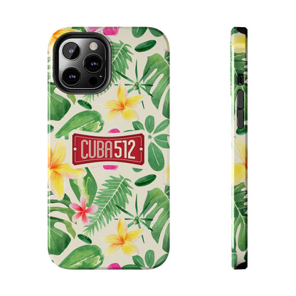 Tough Phone Case — Tropical Floral Cuba512 Protective Cover