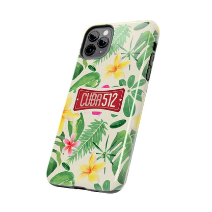 Tough Phone Case — Tropical Floral Cuba512 Protective Cover