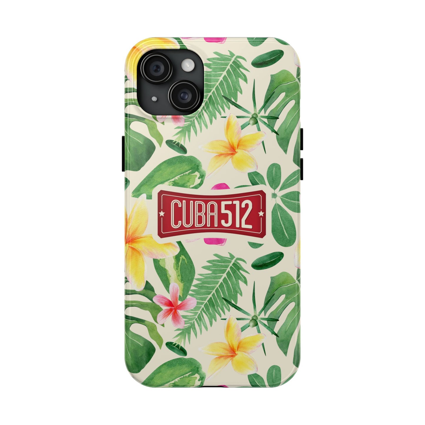 Tough Phone Case — Tropical Floral Cuba512 Protective Cover
