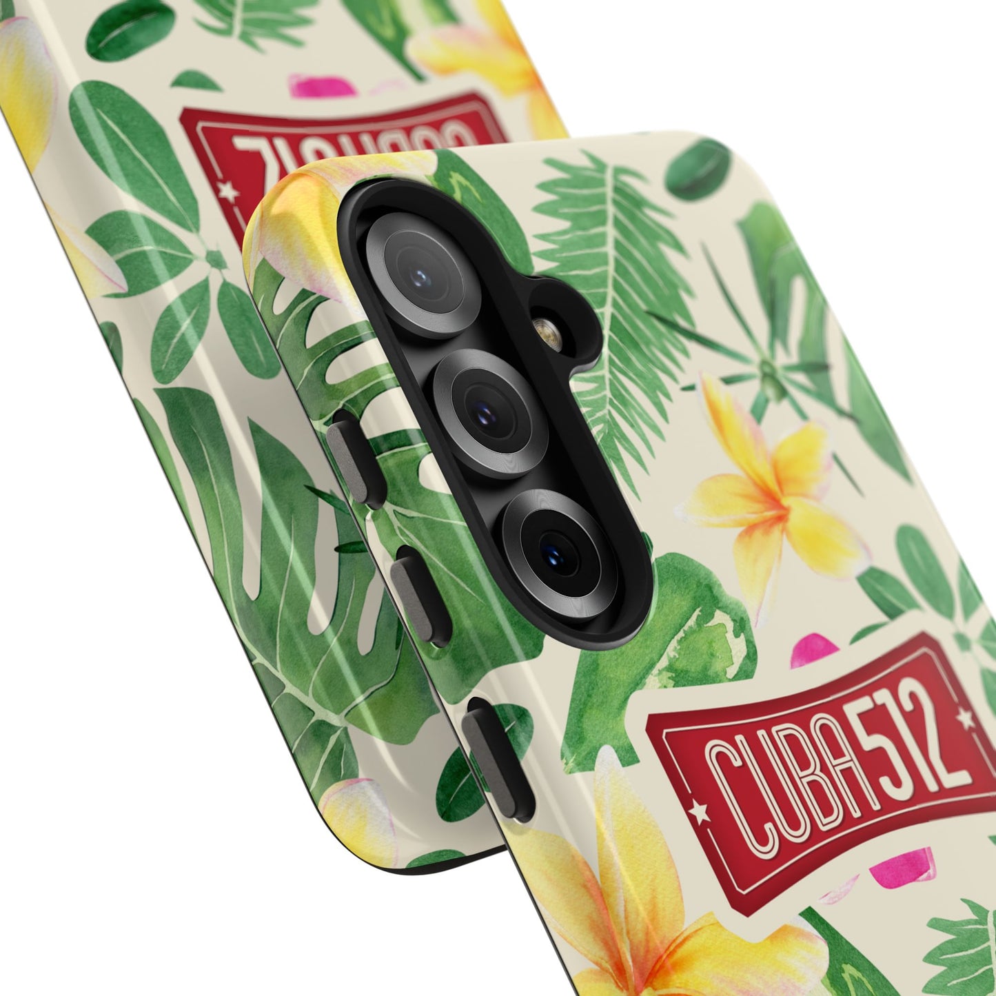 Tough Phone Case — Tropical Floral Cuba512 Protective Cover