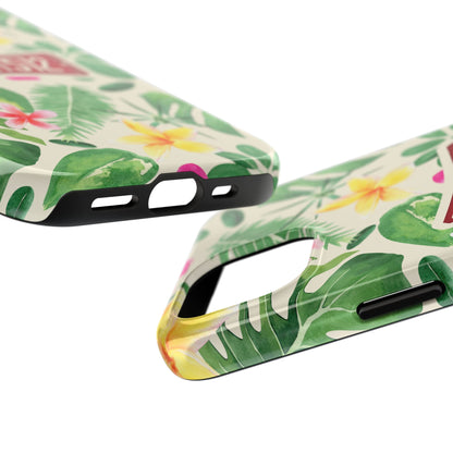 Tough Phone Case — Tropical Floral Cuba512 Protective Cover