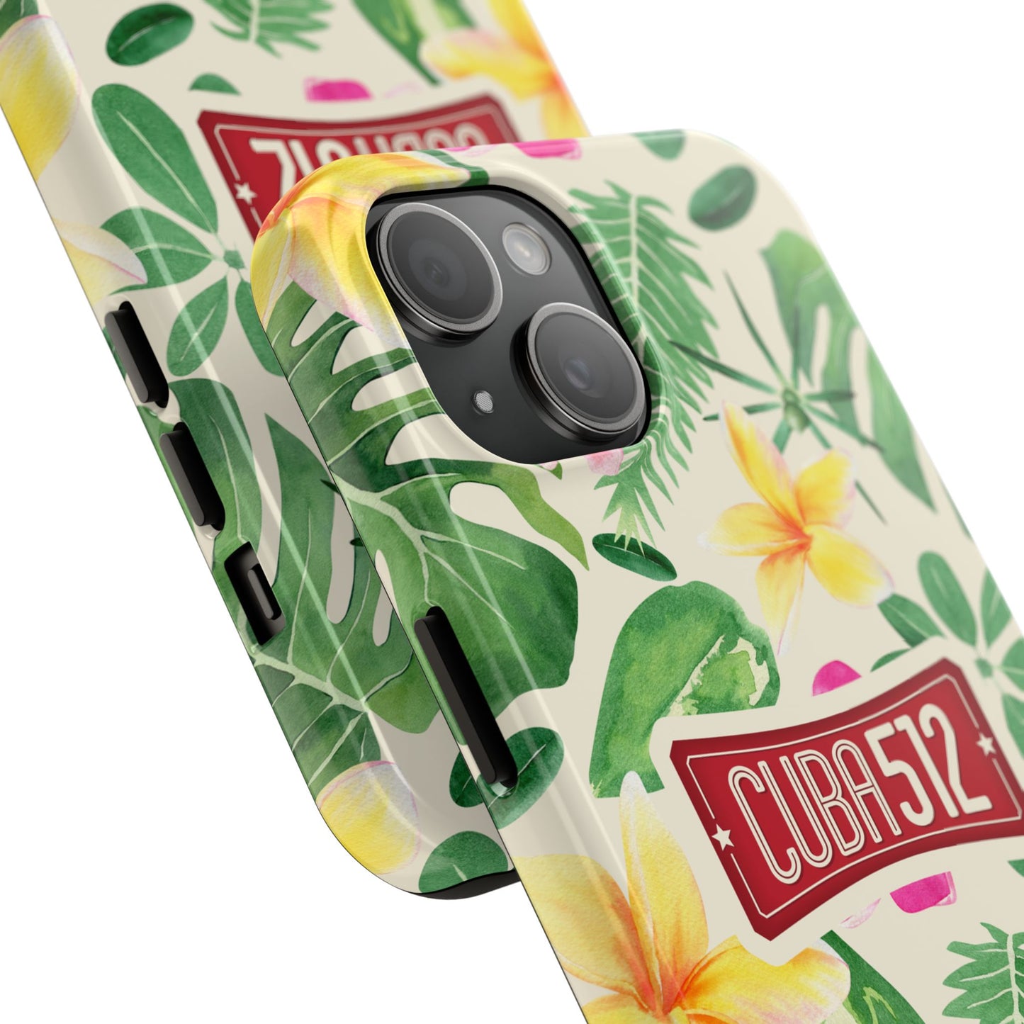 Tough Phone Case — Tropical Floral Cuba512 Protective Cover